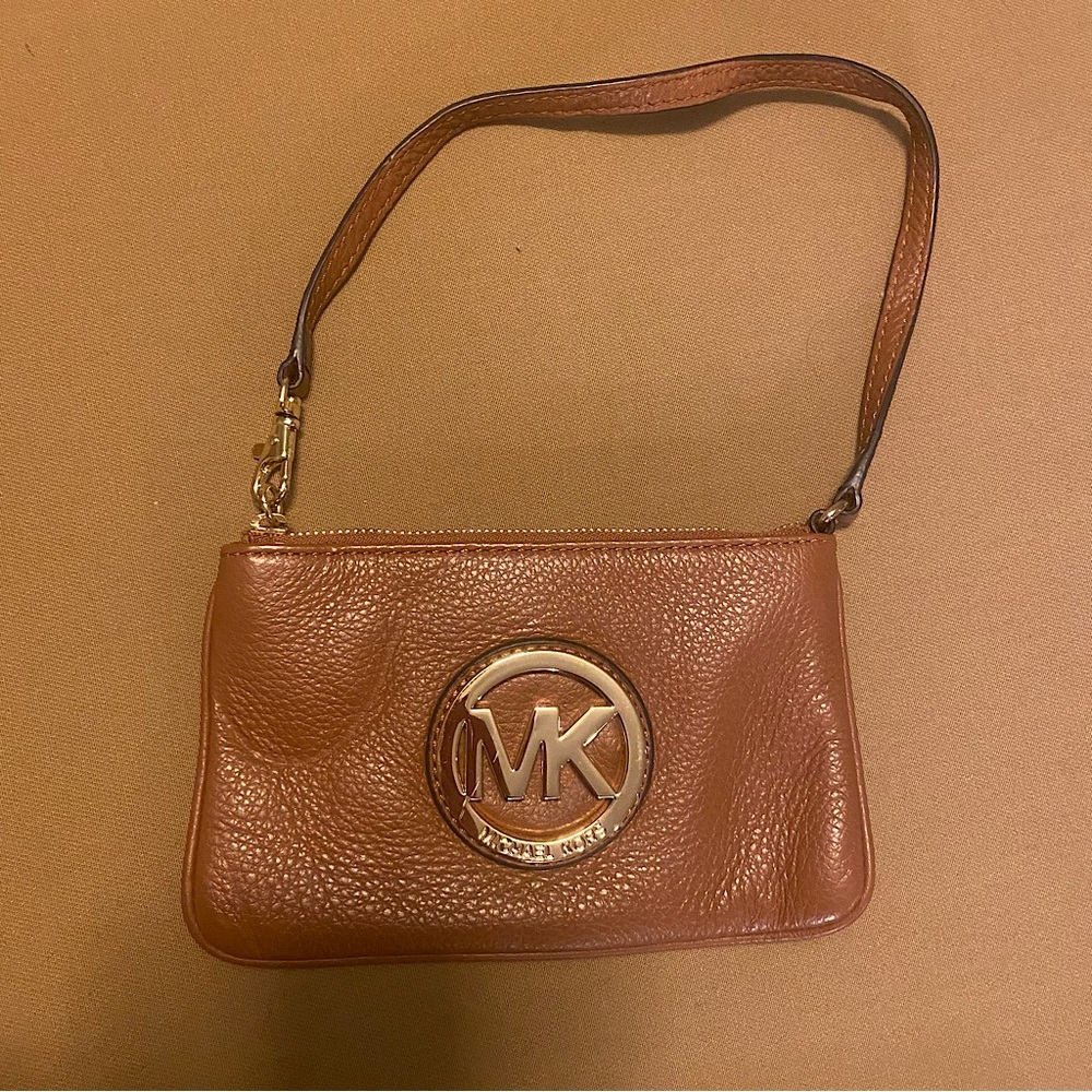 Michael Kors Leather Wristlet